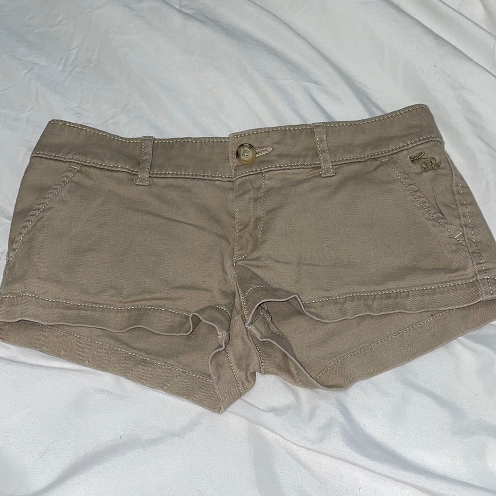 Abercrombie Kids Low Rise Khaki Shorts